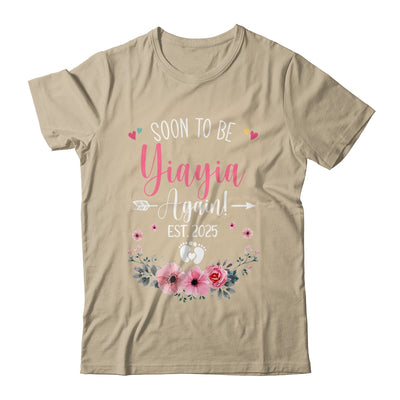 Soon To Be Yiayia Again Est 2025 Mothers Day Shirt & Tank Top | siriusteestore