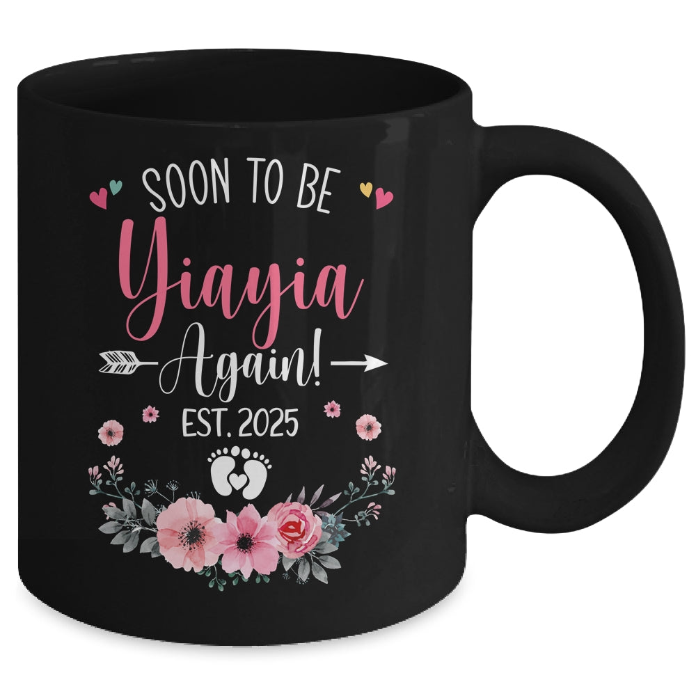 Soon To Be Yiayia Again Est 2025 Mothers Day Mug | siriusteestore