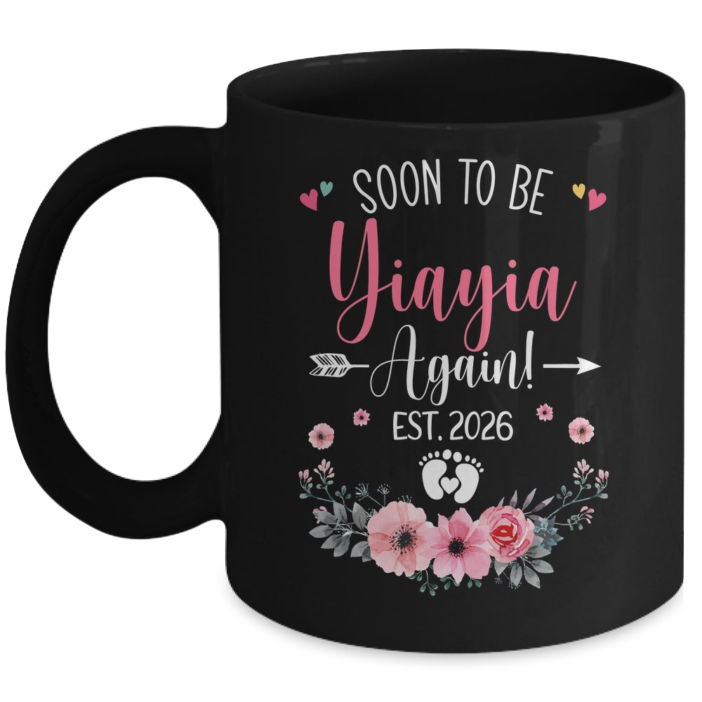 Soon To Be Yiayia Again Est 2026 Mothers Day Mug | siriusteestore