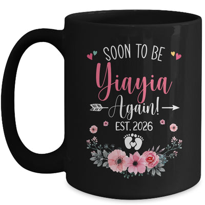 Soon To Be Yiayia Again Est 2026 Mothers Day Mug | siriusteestore