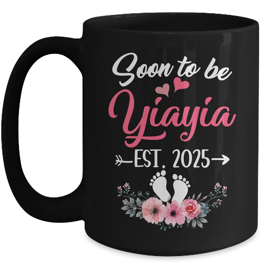 Soon To Be Yiayia Est 2025 Mothers Day First Time Yiayia Mug | siriusteestore