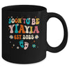 Soon To Be Yiayia Est 2025 Pregnancy Announcement Groovy Mug | siriusteestore