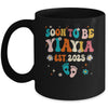 Soon To Be Yiayia Est 2025 Pregnancy Announcement Groovy Mug | siriusteestore