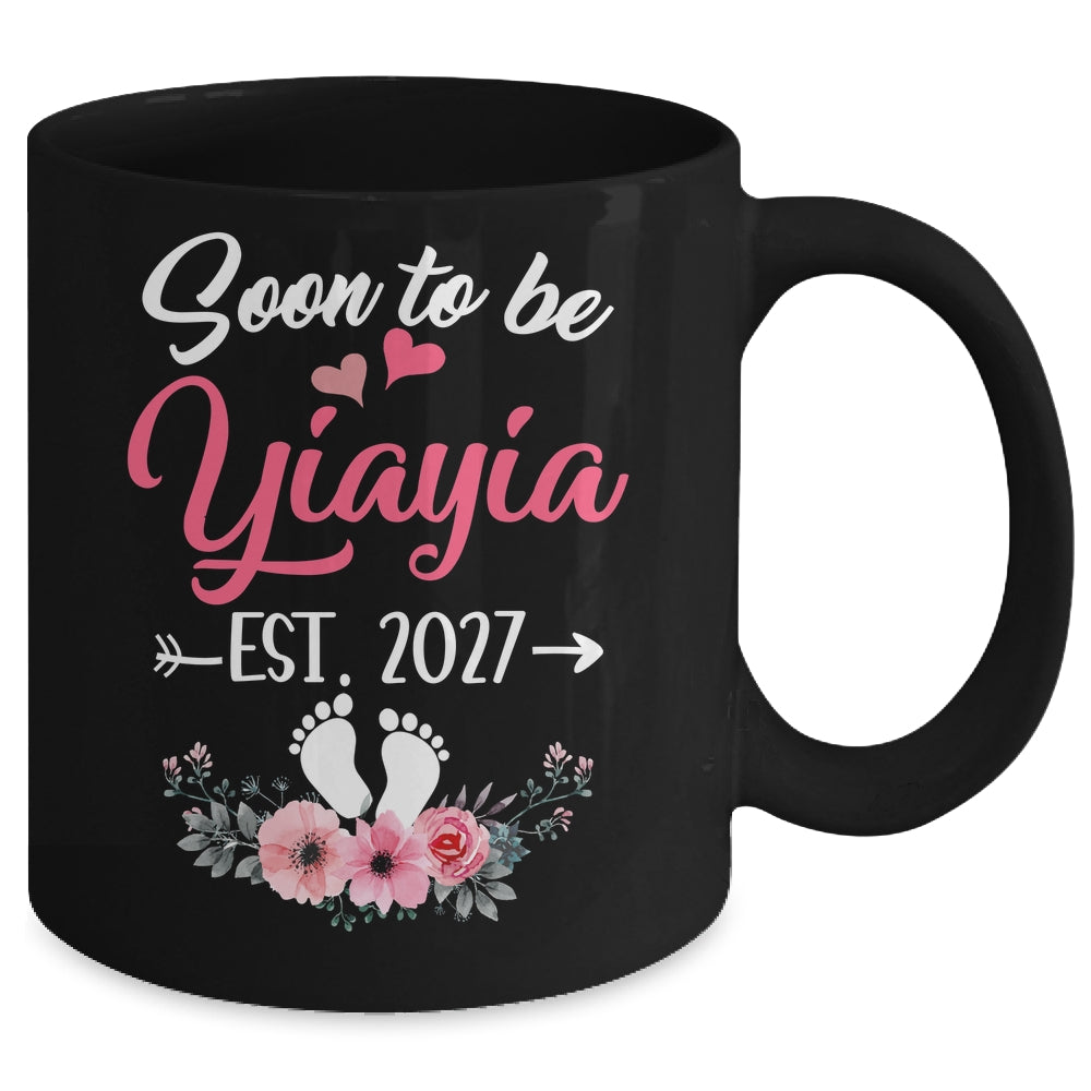 Soon To Be Yiayia Est 2027 Mothers Day First Time Yiayia Mug | siriusteestore