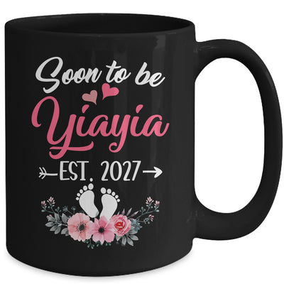 Soon To Be Yiayia Est 2027 Mothers Day First Time Yiayia Mug | siriusteestore