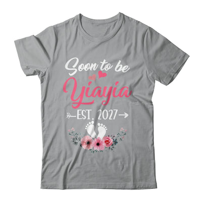 Soon To Be Yiayia Est 2027 Mothers Day First Time Yiayia Shirt & Tank Top | siriusteestore