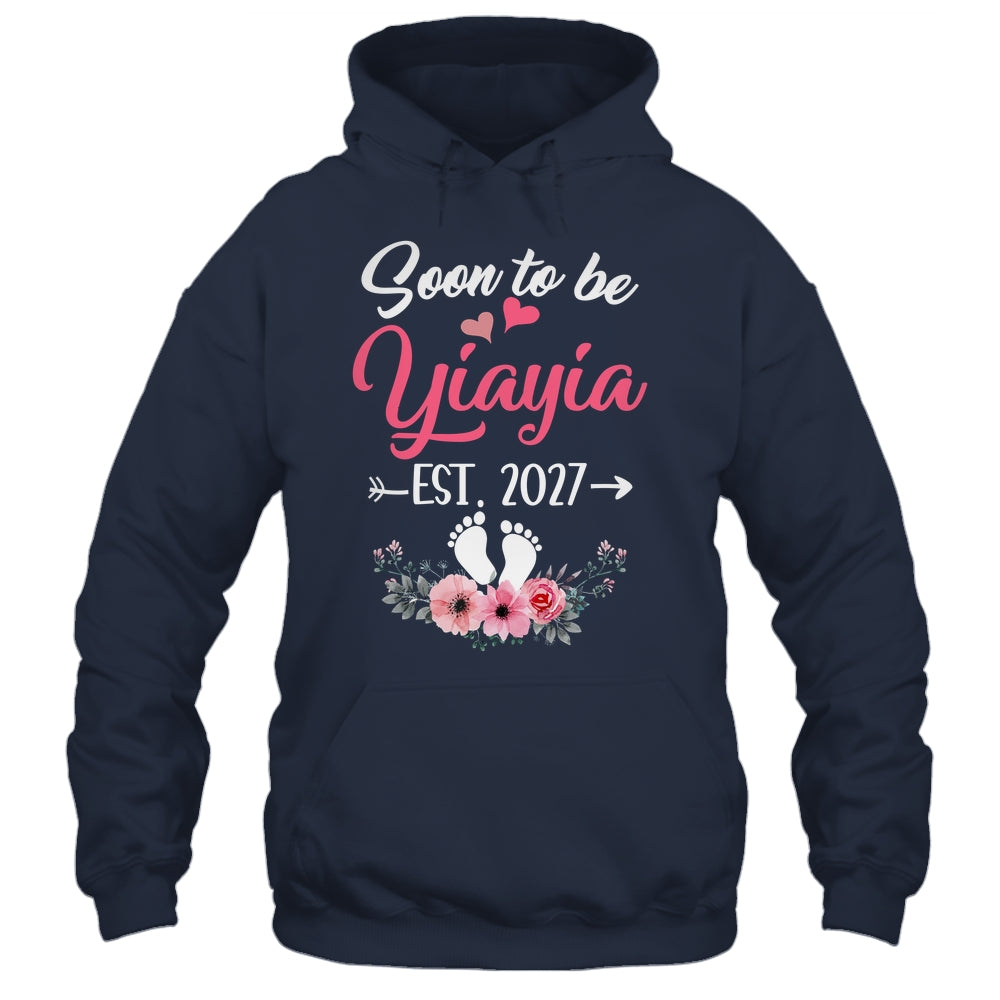 Soon To Be Yiayia Est 2027 Mothers Day First Time Yiayia Shirt & Tank Top | siriusteestore