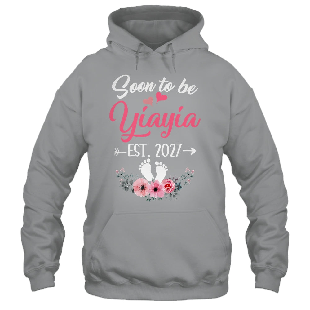 Soon To Be Yiayia Est 2027 Mothers Day First Time Yiayia Shirt & Tank Top | siriusteestore