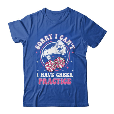 Sorry I Can't I Have Cheer Practice Cheerleader Cheerleading Shirt & Tank Top | siriusteestore