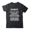 Sorry Im A Spoiled Wife But Not Yours Funny Wife Shirt & Hoodie | siriusteestore