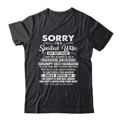 Sorry Im A Spoiled Wife But Not Yours Funny Wife Shirt & Hoodie | siriusteestore