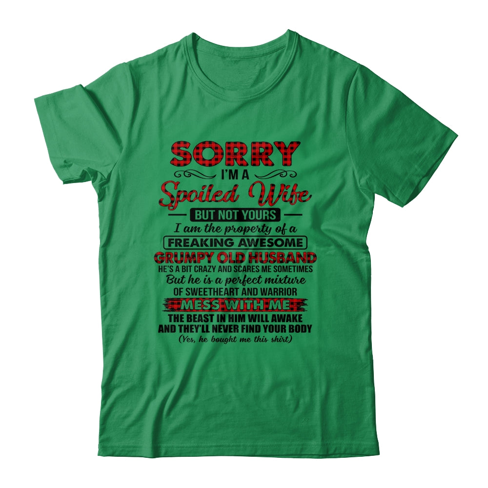 Sorry Im A Spoiled Wife But Not Yours I Am The Property Shirt & Hoodie | siriusteestore