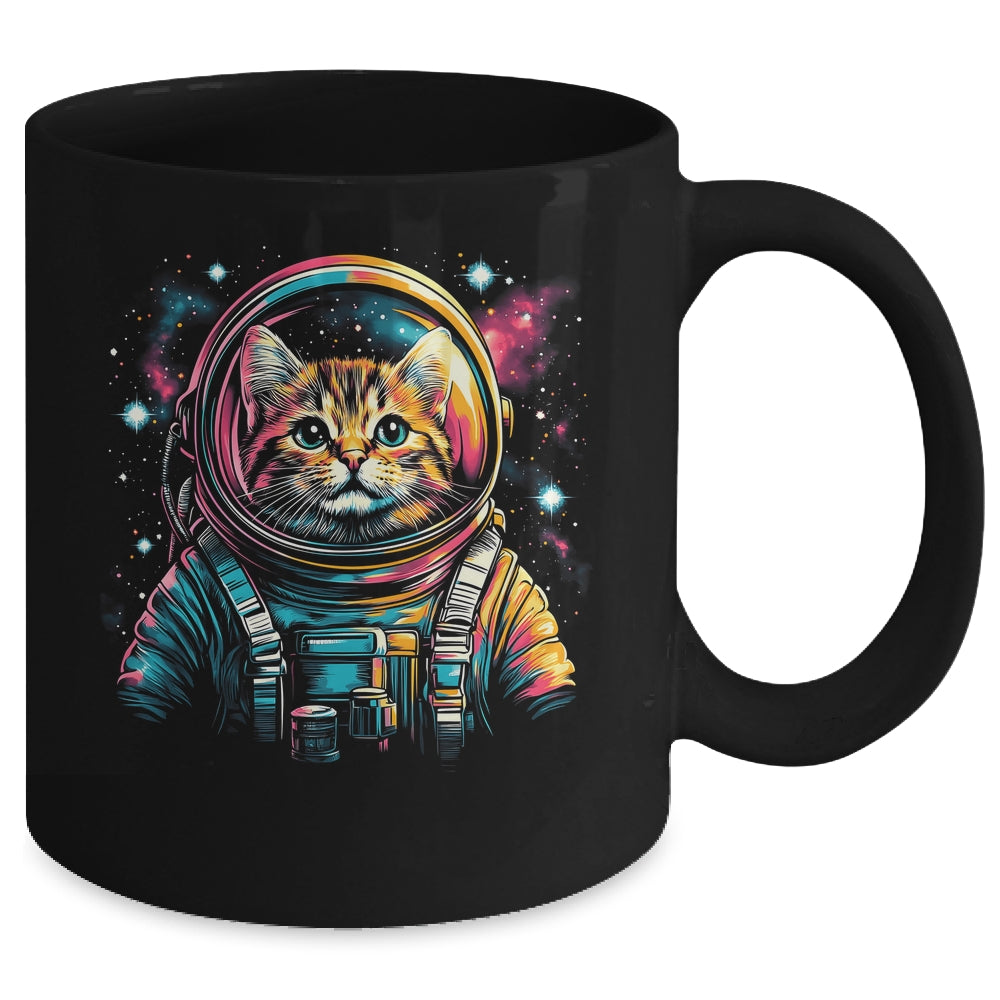 Space Astronaut Cat Galaxy Astronaut Cat Space Spaceman Mug | siriusteestore