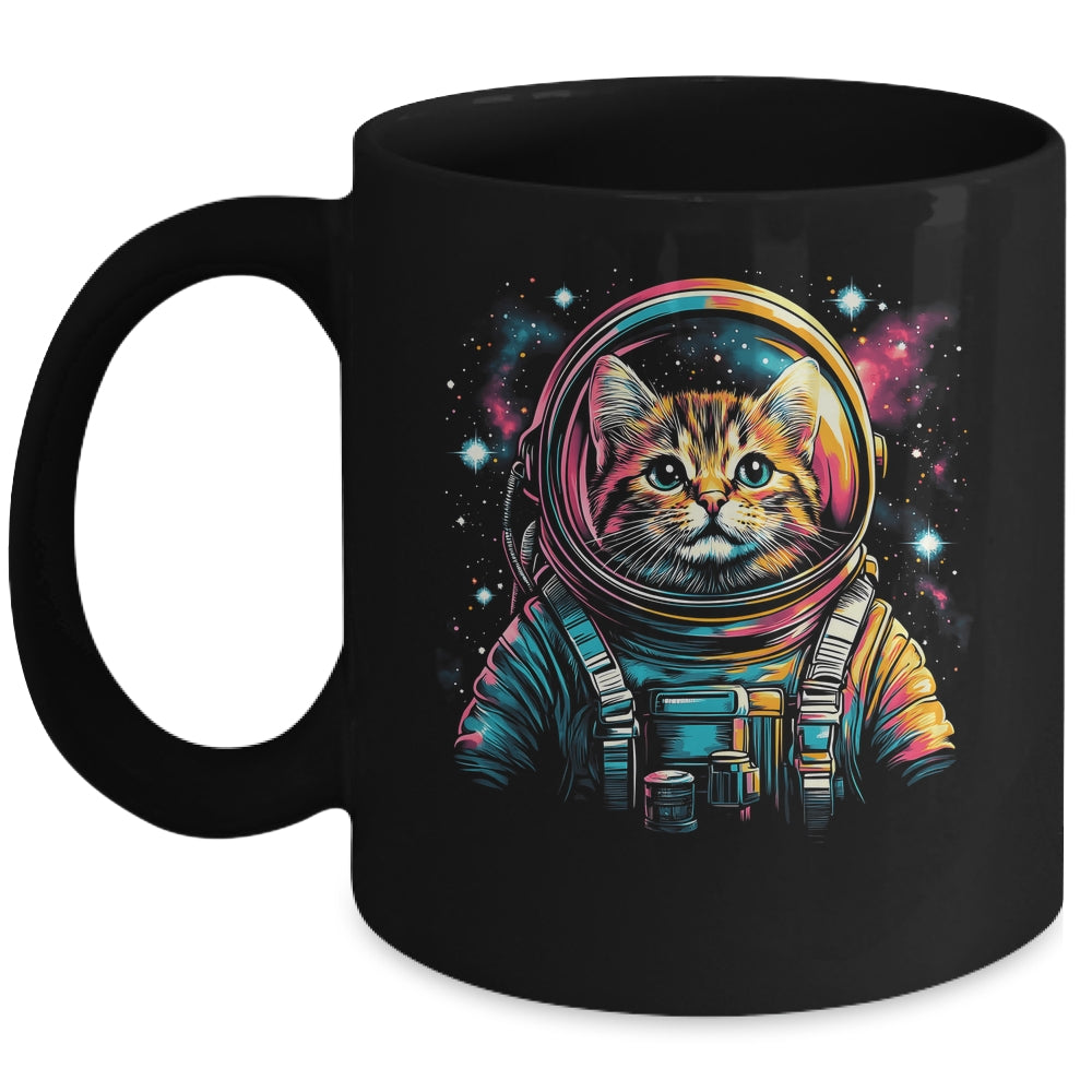 Space Astronaut Cat Galaxy Astronaut Cat Space Spaceman Mug | siriusteestore