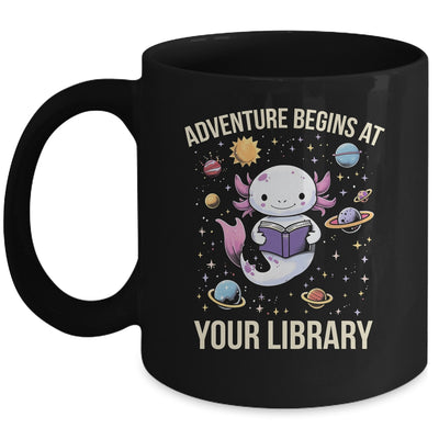 Space Axolotl Adventure Begins Summer Reading Program 2024 Mug | siriusteestore