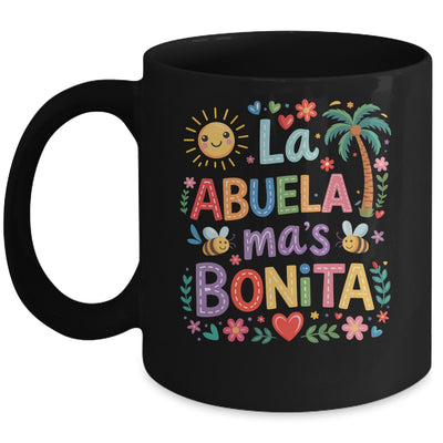 Spanish La Abuela Mas Bonita Mothers Day Grandma Grandmother Mug | siriusteestore