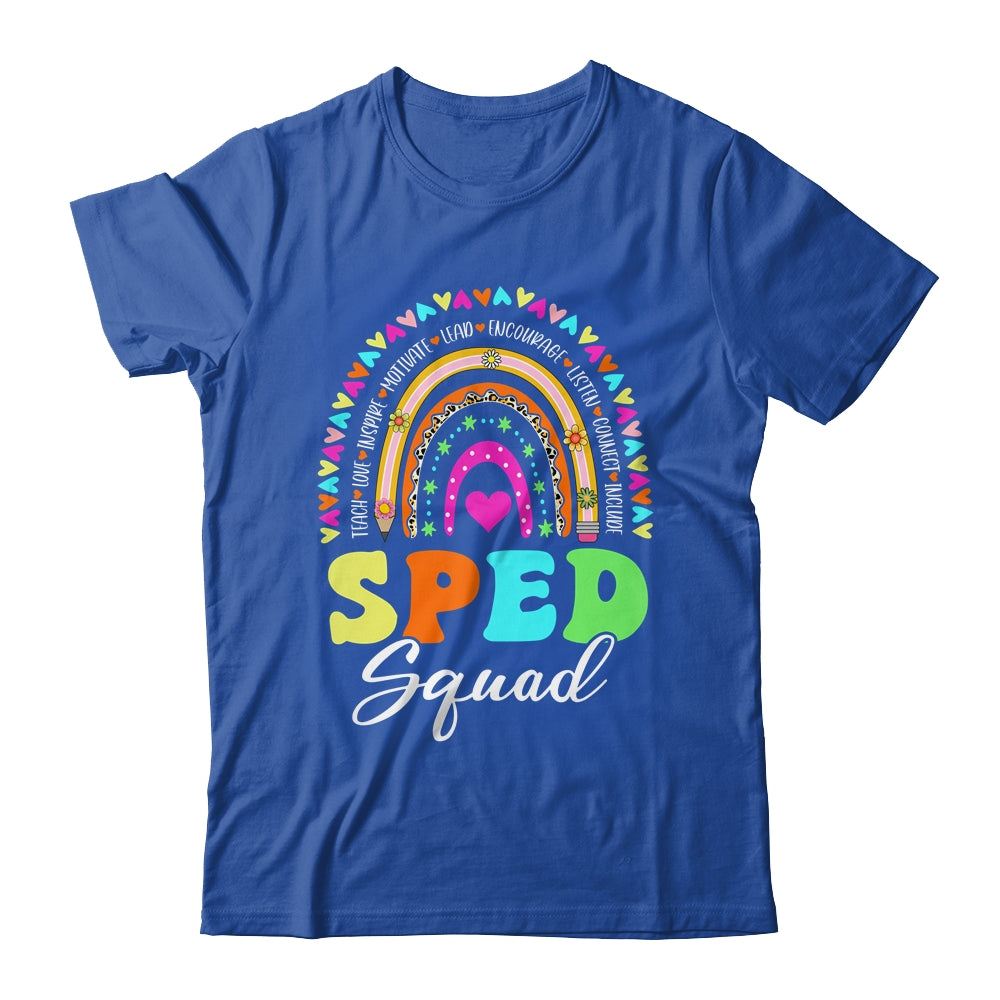 Sped Squad Special Education Crew Rainbow Special Ed Teacher Shirt & Hoodie | siriusteestore