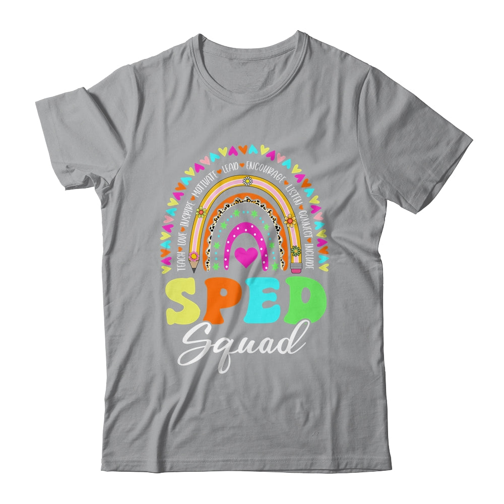 Sped Squad Special Education Crew Rainbow Special Ed Teacher Shirt & Hoodie | siriusteestore