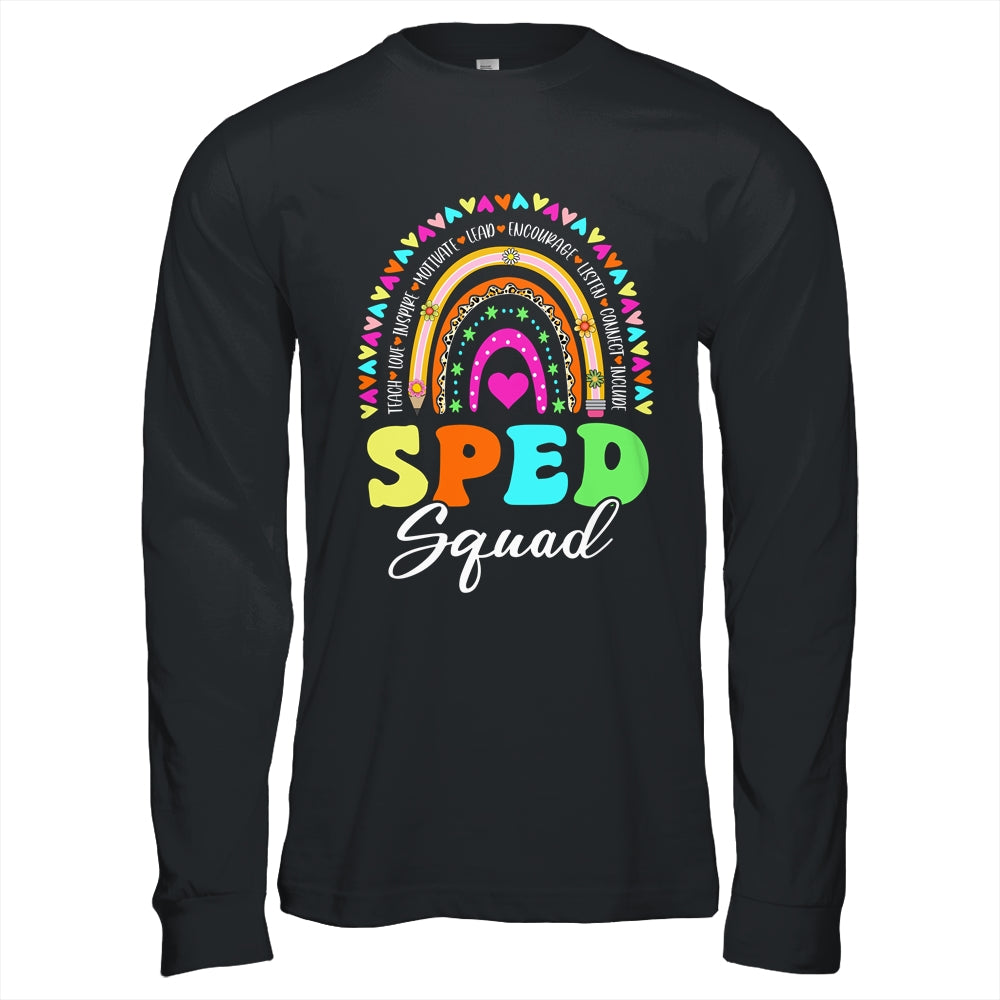 Sped Squad Special Education Crew Rainbow Special Ed Teacher Shirt & Hoodie | siriusteestore