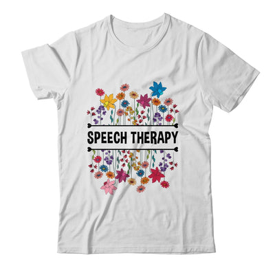 Speech Language Pathologist SLP Speech Therapy Pathology Flower Shirt & Hoodie | siriusteestore