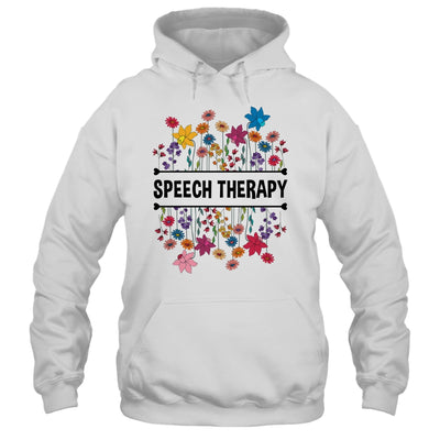 Speech Language Pathologist SLP Speech Therapy Pathology Flower Shirt & Hoodie | siriusteestore