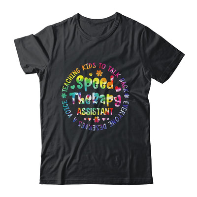 Speech Language Pathologist Speech Therapy Assistant Tie Dye Shirt & Hoodie | siriusteestore