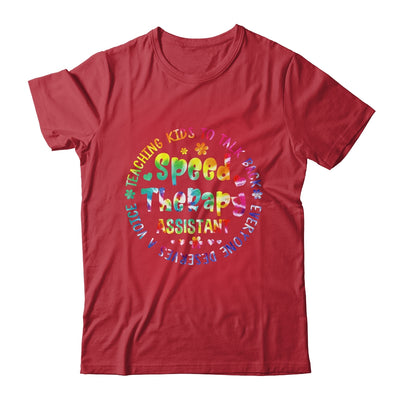 Speech Language Pathologist Speech Therapy Assistant Tie Dye Shirt & Hoodie | siriusteestore