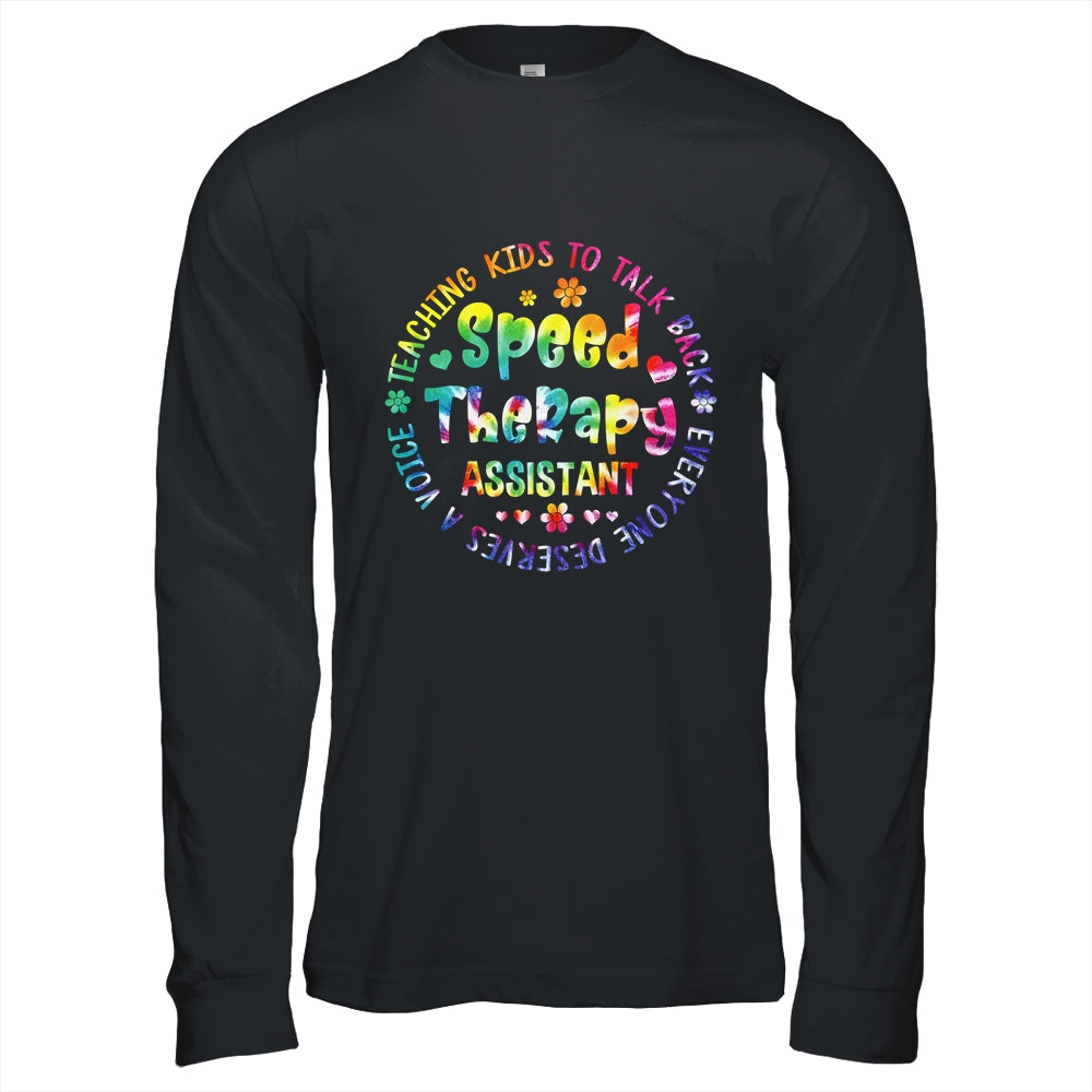 Speech Language Pathologist Speech Therapy Assistant Tie Dye Shirt & Hoodie | siriusteestore