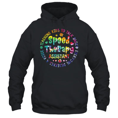 Speech Language Pathologist Speech Therapy Assistant Tie Dye Shirt & Hoodie | siriusteestore