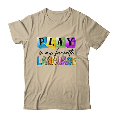 Speech Therapy Play Is My Favorite Language SLP Shirt & Hoodie | siriusteestore