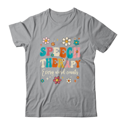 Speech Therapy Speech Language Pathologist SLP Groovy Shirt & Tank Top | siriusteestore