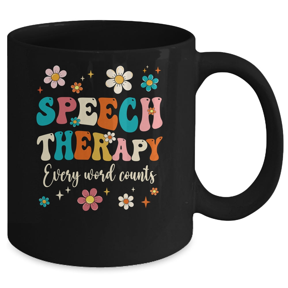 Speech Therapy Speech Language Pathologist SLP Groovy Mug | siriusteestore