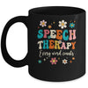 Speech Therapy Speech Language Pathologist SLP Groovy Mug | siriusteestore