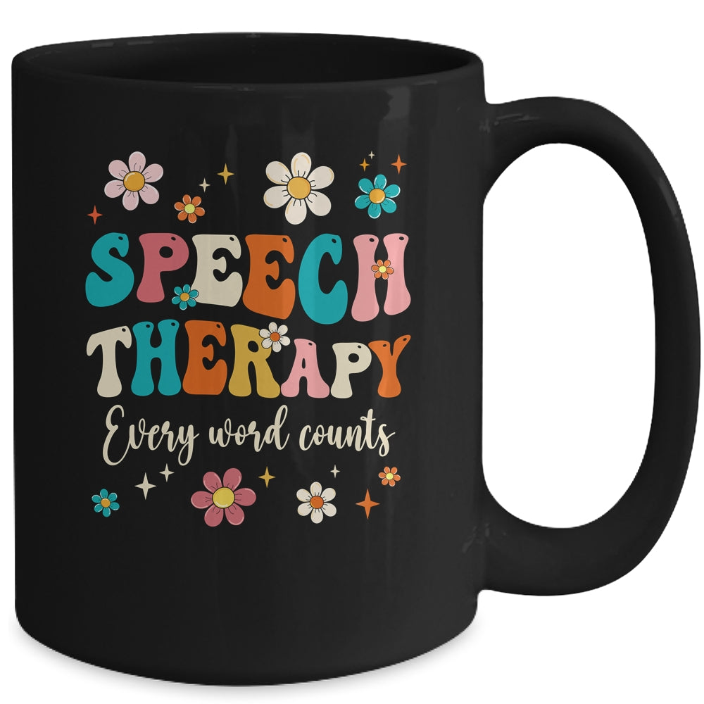 Speech Therapy Speech Language Pathologist SLP Groovy Mug | siriusteestore