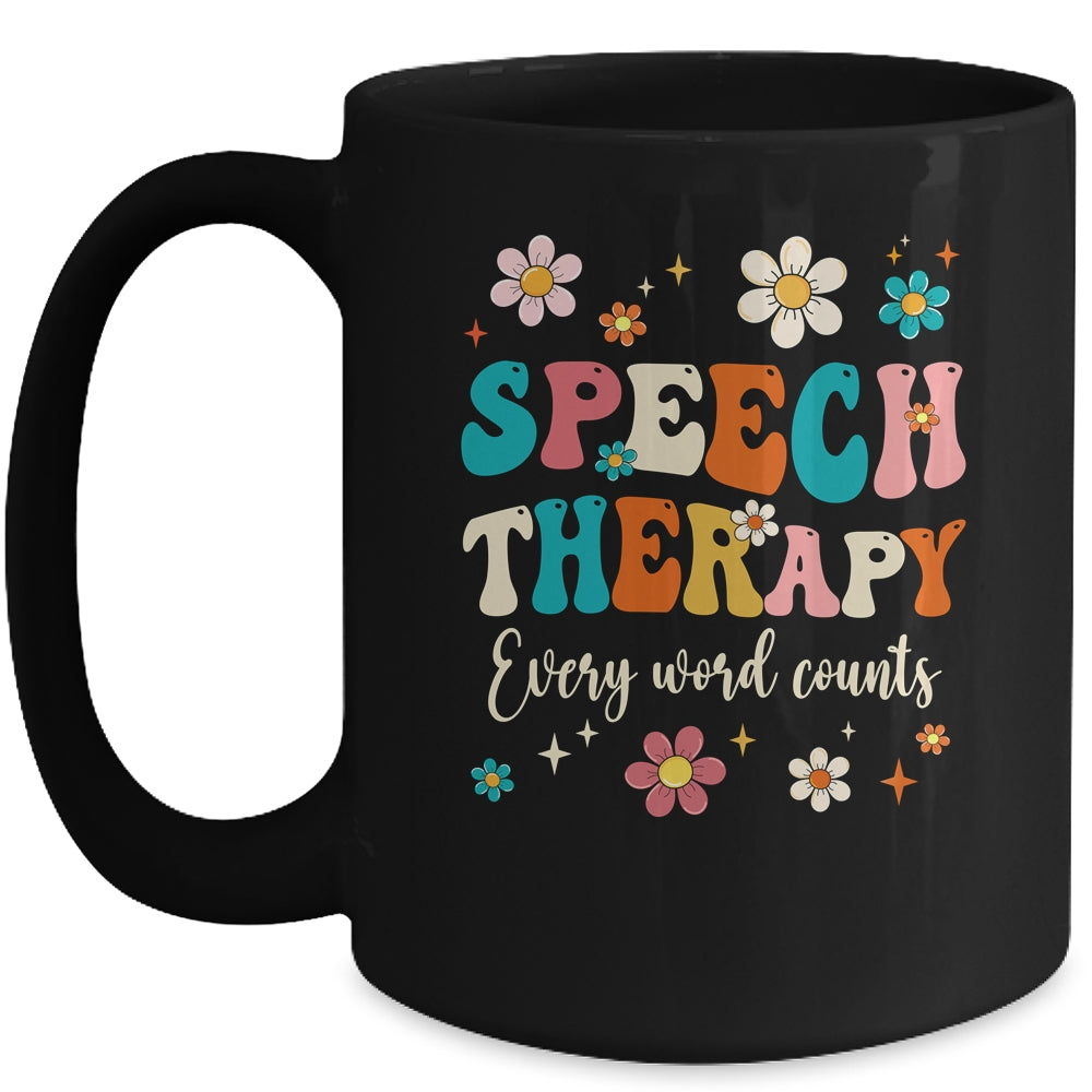 Speech Therapy Speech Language Pathologist SLP Groovy Mug | siriusteestore