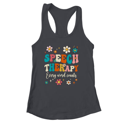 Speech Therapy Speech Language Pathologist SLP Groovy Shirt & Tank Top | siriusteestore