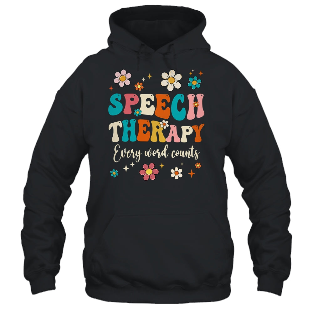 Speech Therapy Speech Language Pathologist SLP Groovy Shirt & Tank Top | siriusteestore