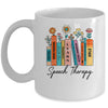 Speech Therapy Wildflowers SLP Speech Language Pathologist Mug | siriusteestore