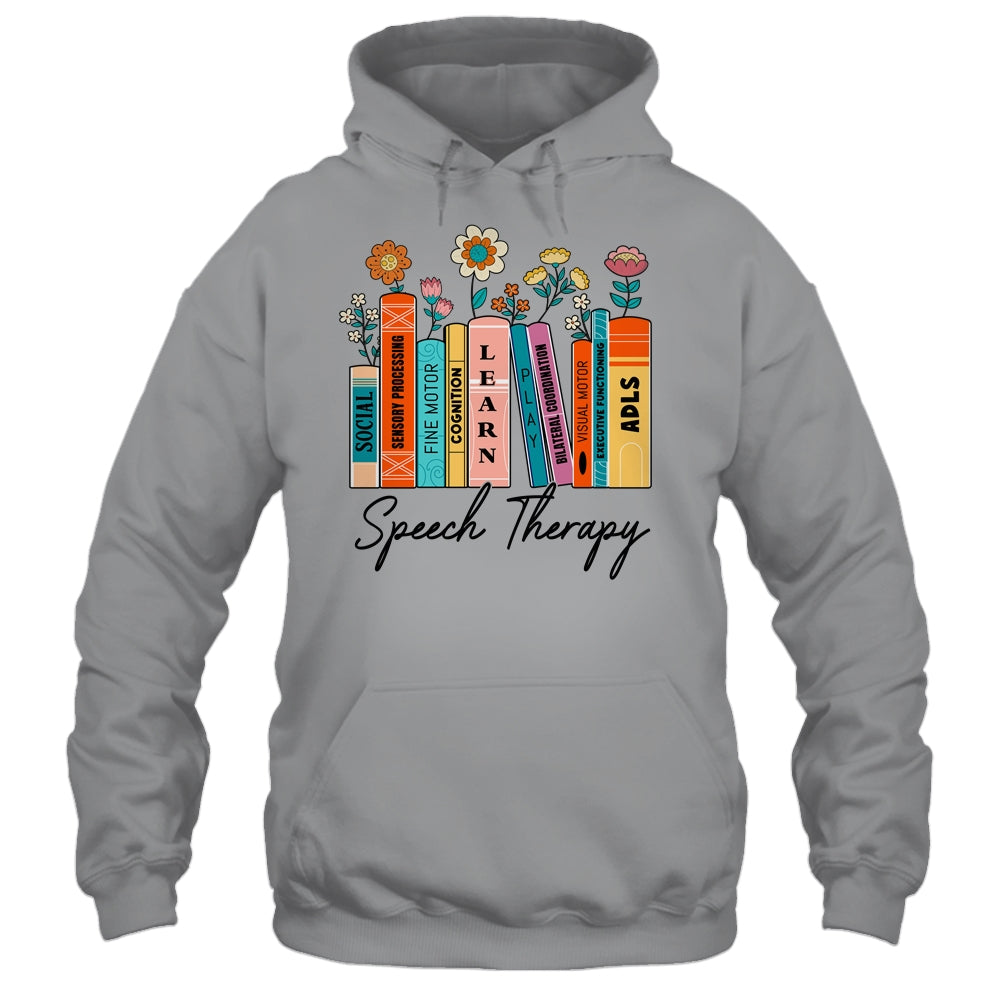 Speech Therapy Wildflowers SLP Speech Language Pathologist Shirt & Tank Top | siriusteestore