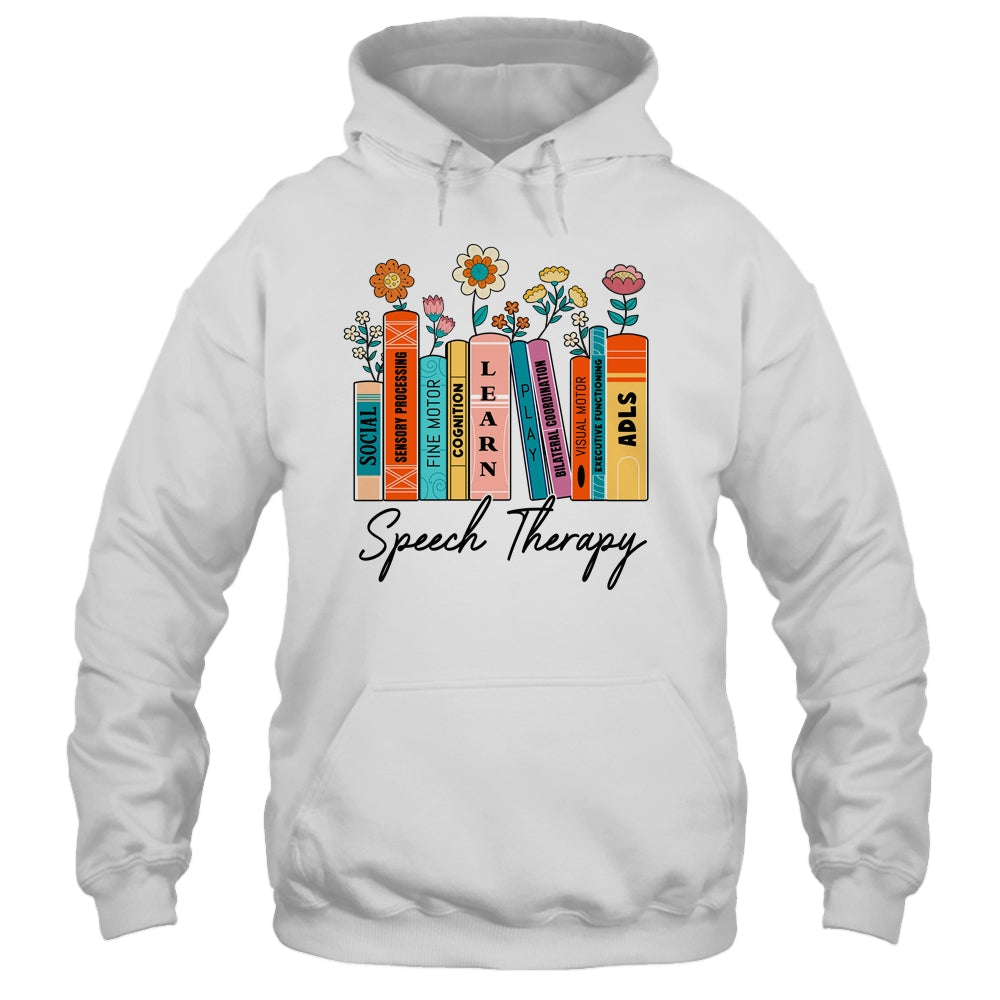 Speech Therapy Wildflowers SLP Speech Language Pathologist Shirt & Tank Top | siriusteestore