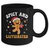 Spicy And Caffeinated Coffee Women Gingerbread Christmas Mug | siriusteestore