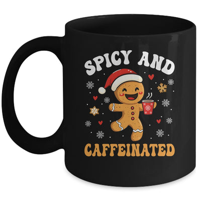 Spicy And Caffeinated Coffee Women Gingerbread Christmas Mug | siriusteestore
