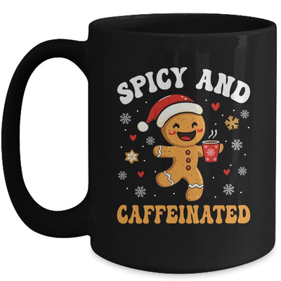 Spicy And Caffeinated Coffee Women Gingerbread Christmas Mug | siriusteestore