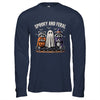 Spooky And Feral Halloween Cute Ghost Raccoon Trick Or Treat Shirt & Hoodie | siriusteestore
