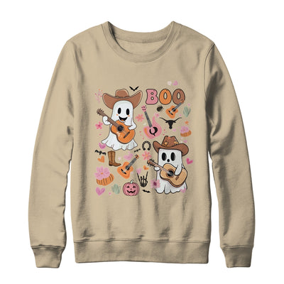 Spooky Ghost Cowboy Cute Halloween Season Boo Western Retro Shirt & Sweatshirt | siriusteestore