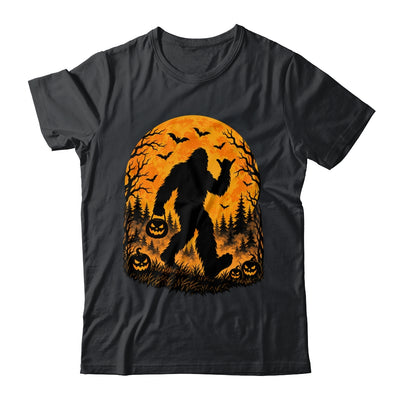 Spooky Halloween Bigfoot Pumpkin Funny Sasquatch Halloween Shirt & Sweatshirt | siriusteestore