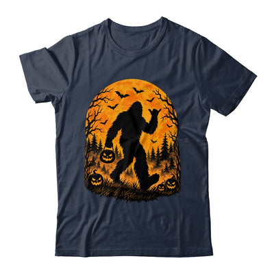 Spooky Halloween Bigfoot Pumpkin Funny Sasquatch Halloween Shirt & Sweatshirt | siriusteestore