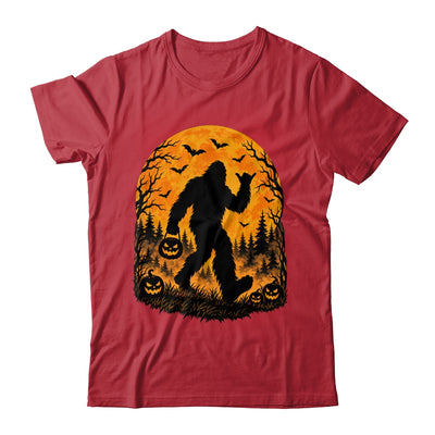 Spooky Halloween Bigfoot Pumpkin Funny Sasquatch Halloween Shirt & Sweatshirt | siriusteestore