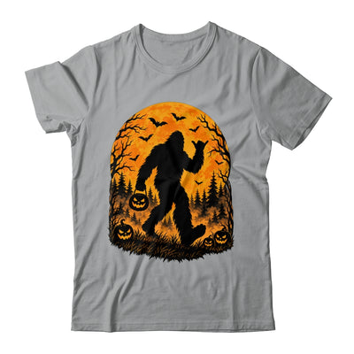 Spooky Halloween Bigfoot Pumpkin Funny Sasquatch Halloween Shirt & Sweatshirt | siriusteestore