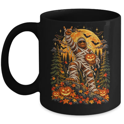 Spooky Halloween Bigfoot Pumpkin Funny Sasquatch Men Boy Mug | siriusteestore